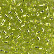 Miyuki rocailles Perlen 6/0 - Silverlined chartreuse 6-14 (6-143S)